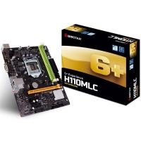 BIOSTAR/映泰 H110MLC 电脑主板 LGA1151 DDR4 支持i3 8100 昆明电脑批发