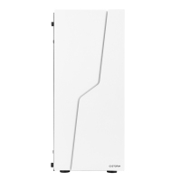 游戏风暴 雷霆T5 多种彩灯模式长显卡机箱白色