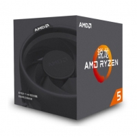 AMD 锐龙 R5-1600 六核12线程锐龙R5台式机电脑盒装CPU处理器
