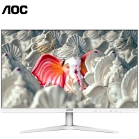 AOC 24B1XH/WW 24英寸白色全高清 广视角窄边框吃鸡游戏IPS技术显示器