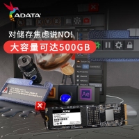 今日特价 威刚（ADATA）XPG GAMMIX S50 Pro 500G M.2接口PCIe 4.0固态硬盘SSD 台式机笔记本电脑