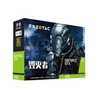 索泰（ZOTAC）GTX1630-4GD6 毁灭者 办公游戏独立显卡