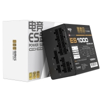 爱国者（aigo）ES1000W ATX3.0金牌全模组电源（原生PCIE5.0支持4090/全电压/台式游戏电脑主机箱电源）